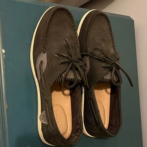 Sperry Womens Black Boat Shoes